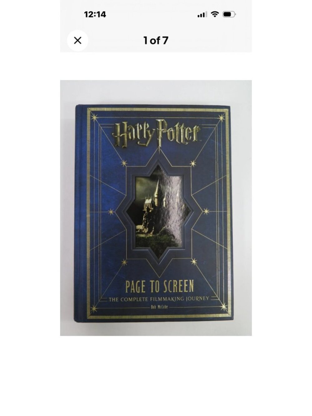 Harry Potter Page To Screen The Complete Filmmaking Journey Hardcover By Bob McC